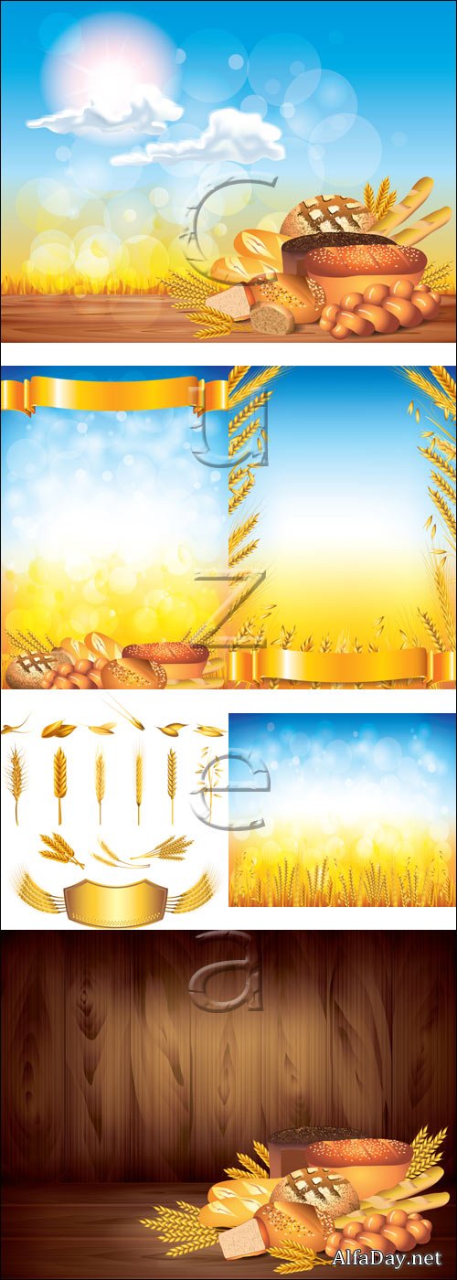 Wheat in vector