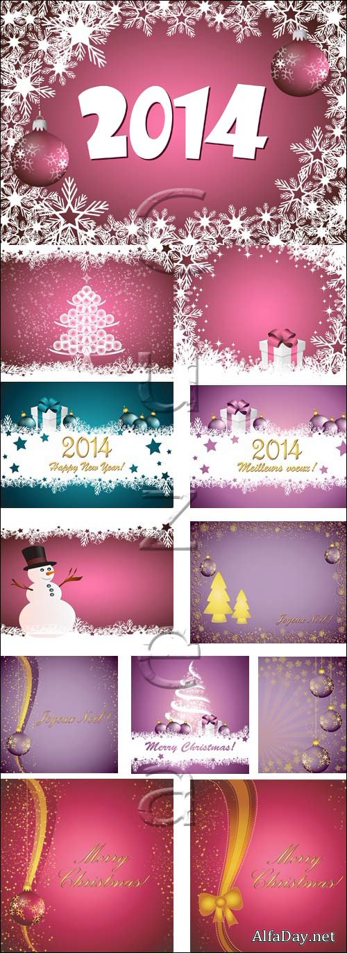 Christmas vector elements, 18