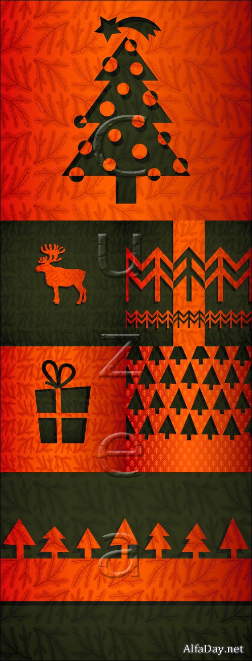 Christmas vector elements, 25