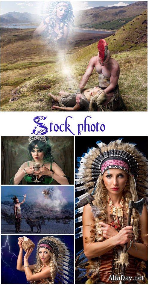 Sad story about dying woman - stock photo