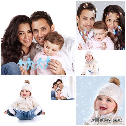 Family togetherness concept - stock photo