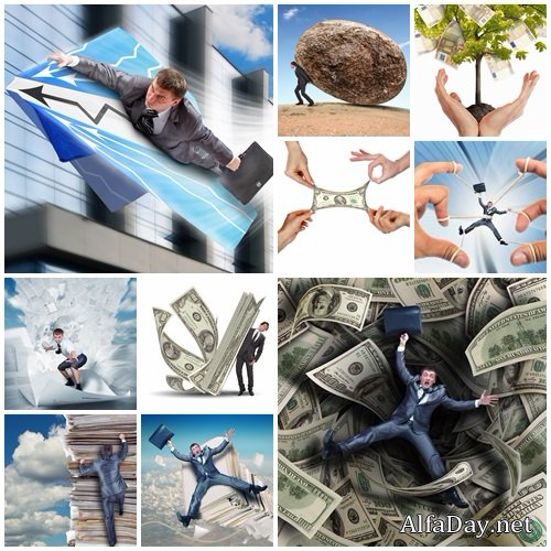 Creativ business people - stock photo