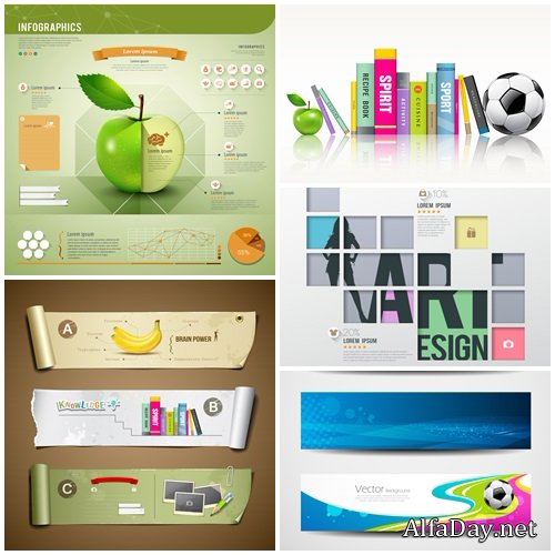 Modern infographics squares template for business shopping - vector stock