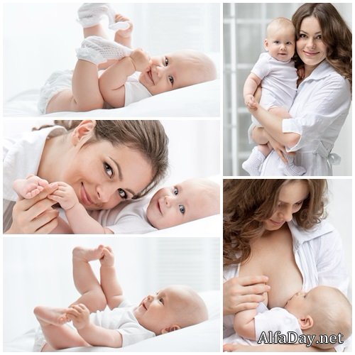 Mother and child, 10 - stock photo