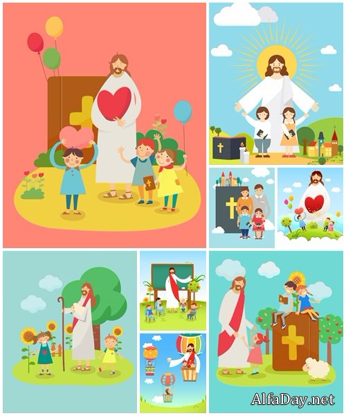 Easter vector collection - vector stock