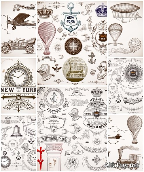 Design elements, 12 - vector stock