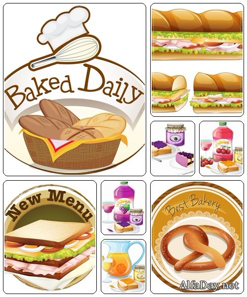 Food menu - vector stock