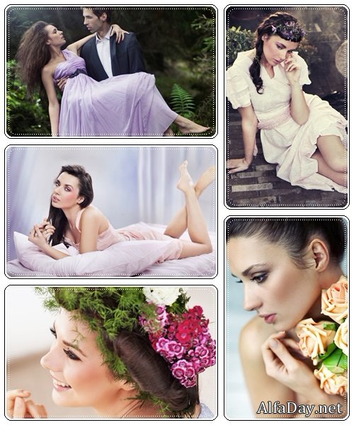 Glaumour girl, 30 - stock photo