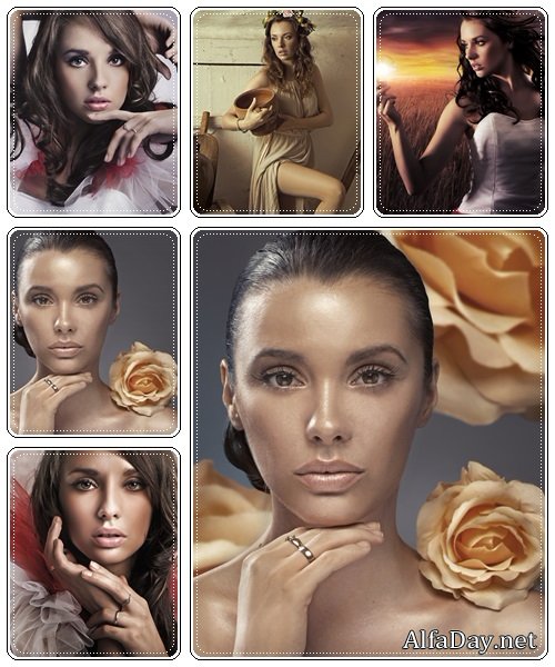 Glaumour lady, 25 - stock photo