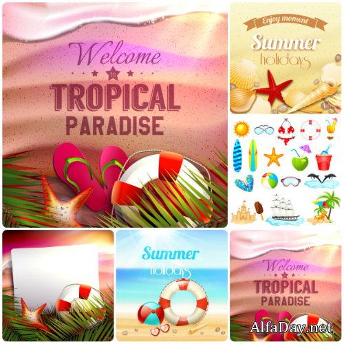 ������� ������, ������� �������� / Marine vector marine elements