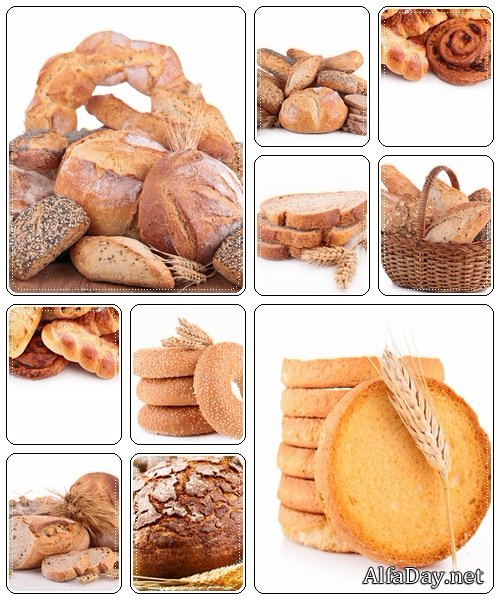 Wicker basket with baking products - stock photo