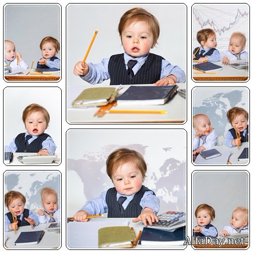 Little businessman - stock photo