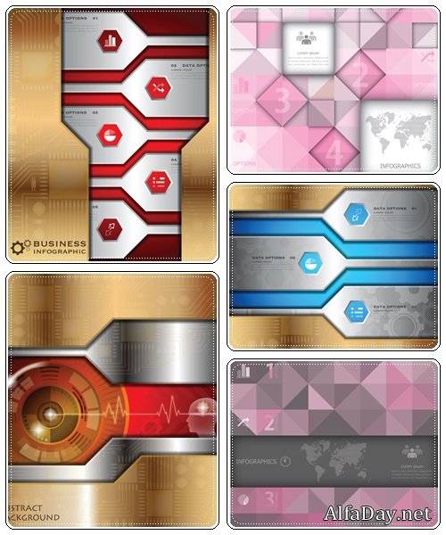 Infographic vector elements, part 98 - vector stock