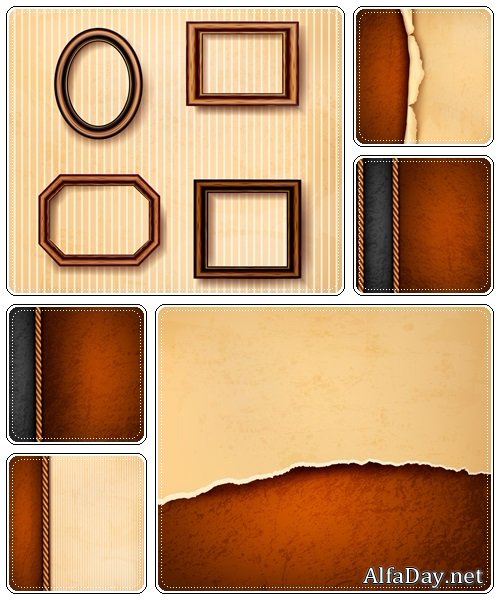 Vintage elements, 17  - vector stock