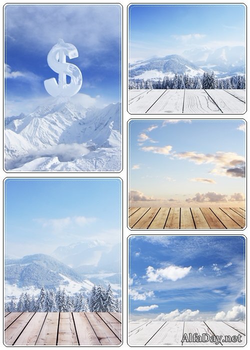 Forest and roof - Stock Photo