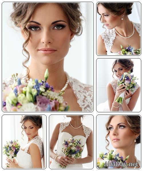 �������� ������� - ��������� ���� / Beautiful bride Stock Photo