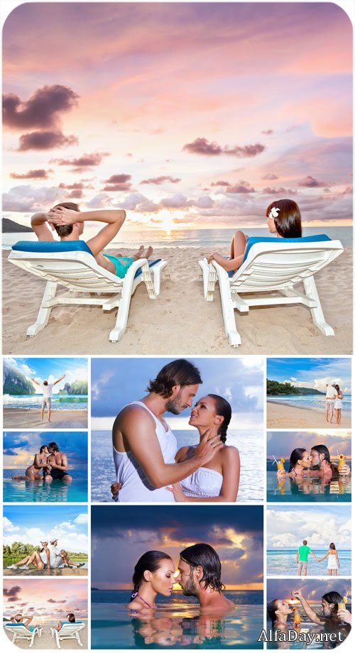 ���������� ����, ������� ������� / Couples, seascapes - stock photos
