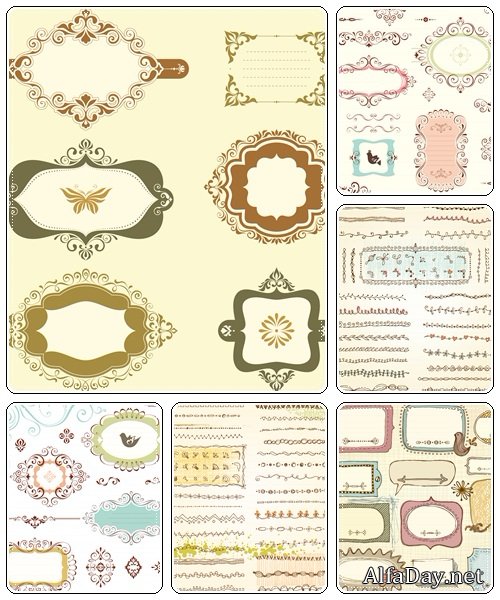 Ornate Frames Design - vector stock