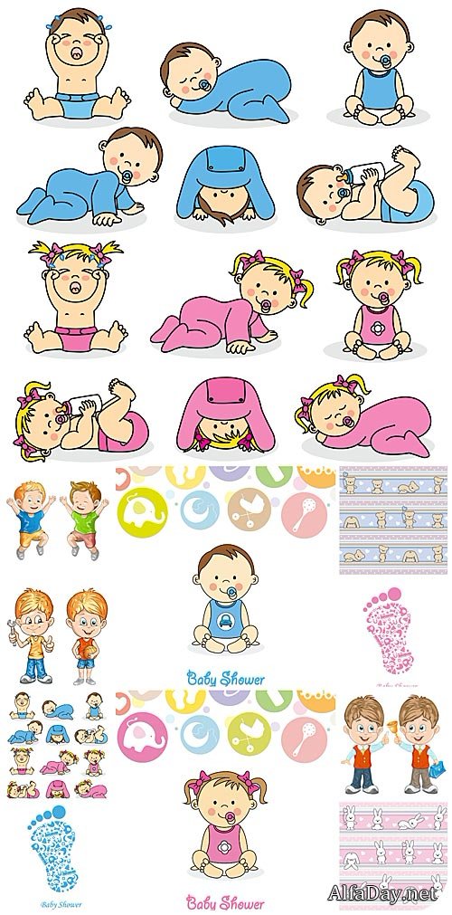 ����, ������� ������ / Children, children vector