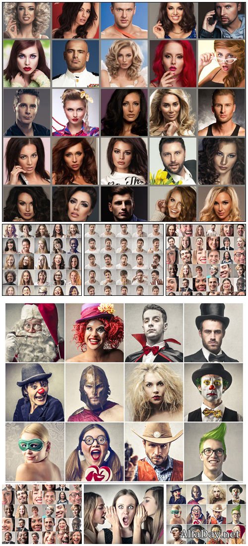 People emotion fases, part 4  - Stock Photo