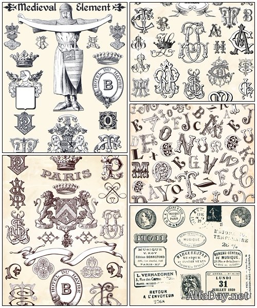 Medieval Element - vector stock