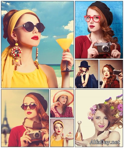 Style girl - Stock Photo