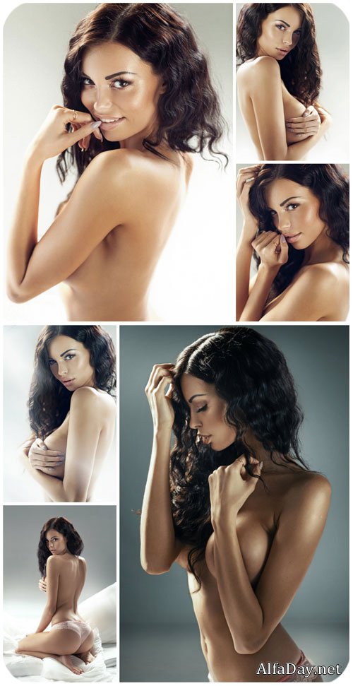 �������� ���������� ������� / Beautiful naked girl - Stock Photo