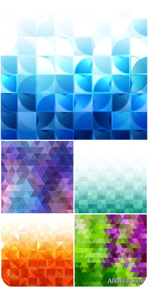 ��������� ����, ����������, ������������ �������� / Vector backgrounds, abstract, colorful texture