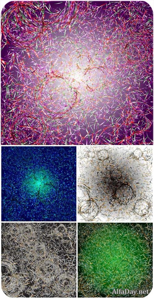 ��������� ���� � ��������� ������� / Vector backgrounds with texture fibers