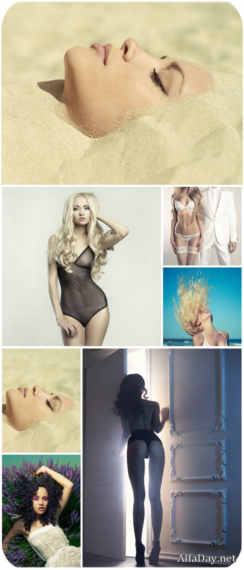 ������ ����. �������, ������� / Fashionable people, man, woman - Stock Photo