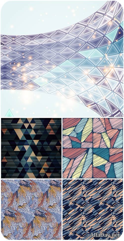 ����������� ��������� ��������, ���� / Abstract vector textures, backgrounds