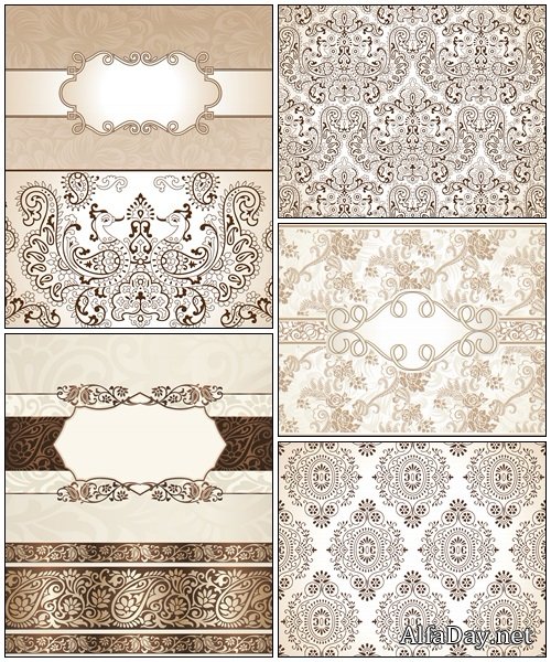 Traditional invitation card - vector stock