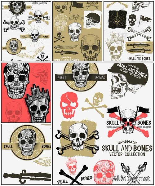 Piraten-Design-Elementes, 2 - vector stock