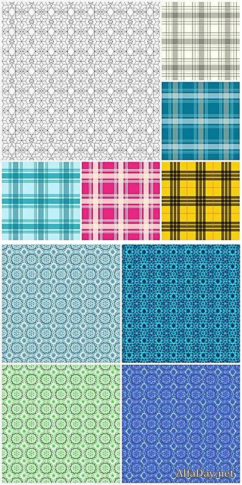 ��������, ��������� ���� � ������� / Texture, vector backgrounds with patterns