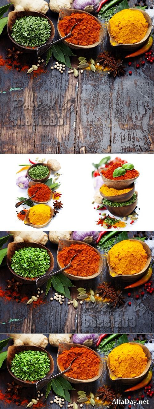 Stock Photo - Color Spices
