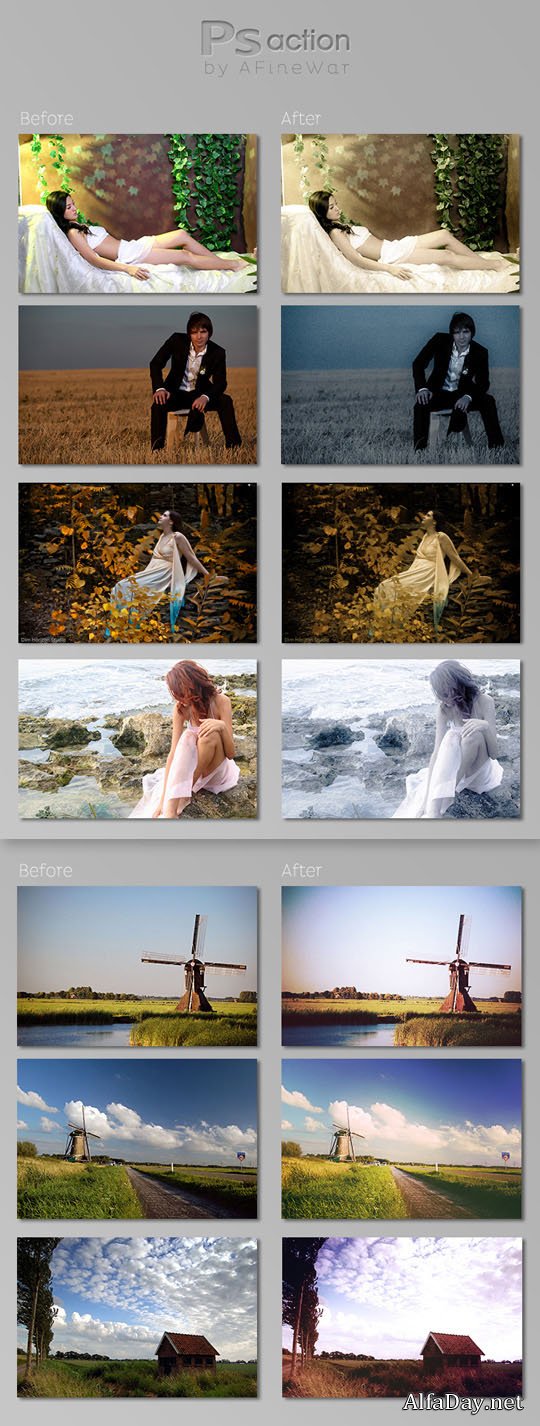 ������ ��� Photoshop - ��������� ���������� � ����� ����� � ������