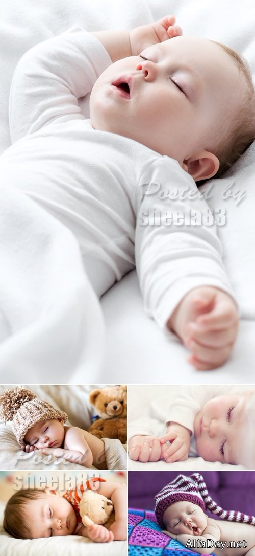Stock Photo - Sleeping Baby