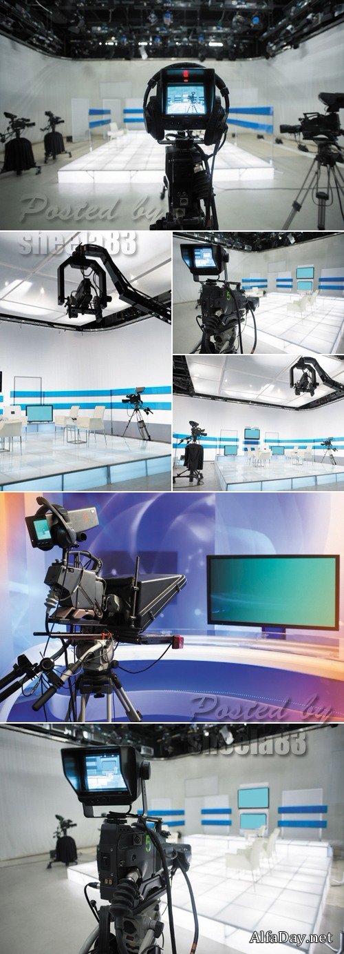 Stock Photo - Television Studio