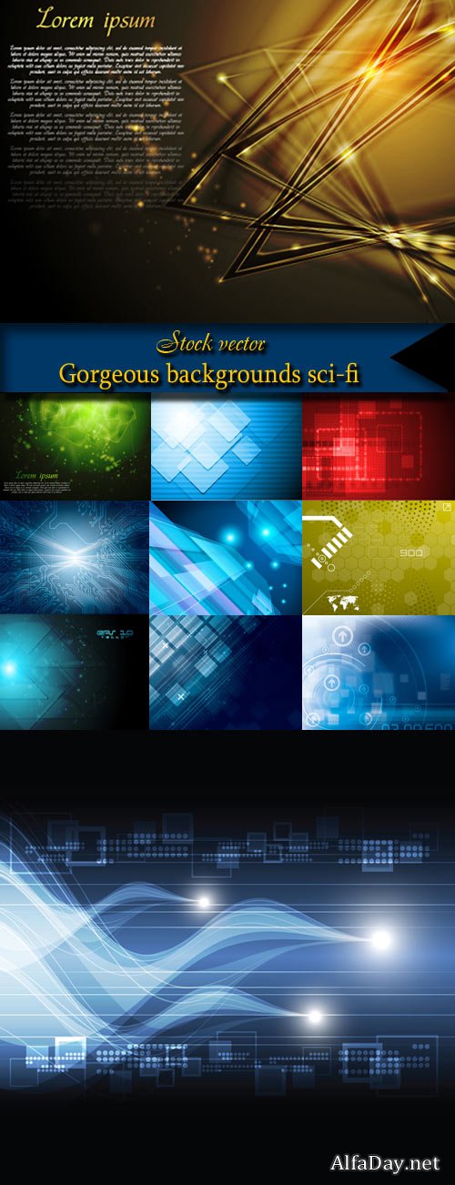 Gorgeous backgrounds sci-fi