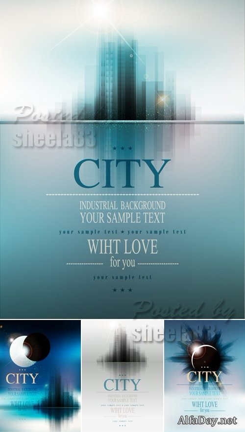 Futuristic City Vector