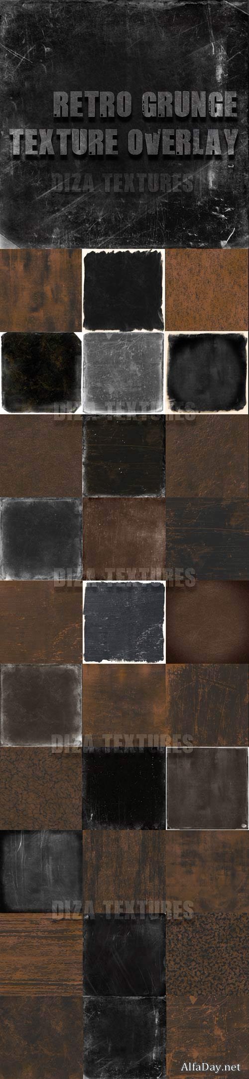 Retro grunge texture overlay