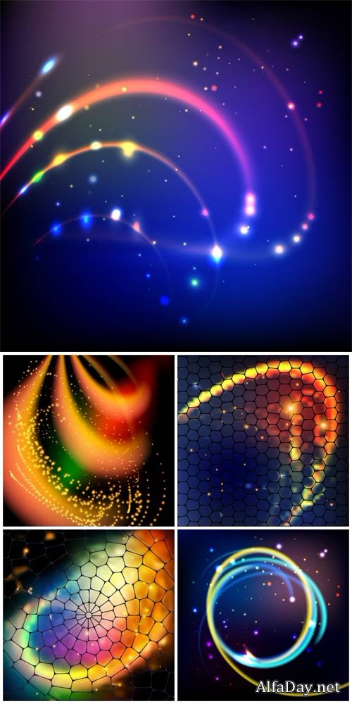 Vector backgrounds, abstract, shiny backgrounds # 3