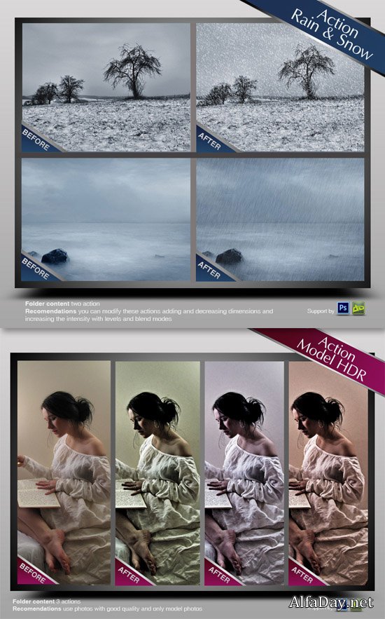 ������ ��� Photoshop - ������ ����� � �����, ����� HDR ��� ��������� ����������