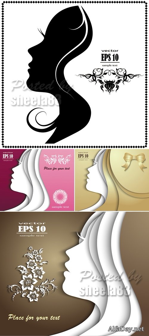 Woman's Face Vector