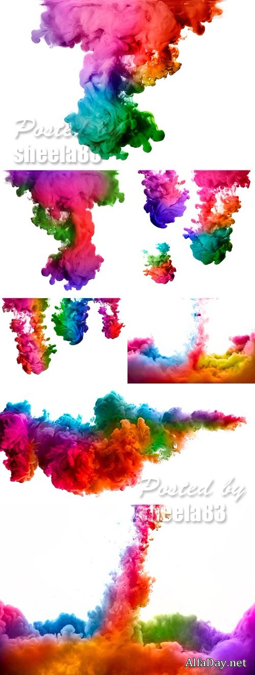 Stock Photo - Colorful Ink in Water 2