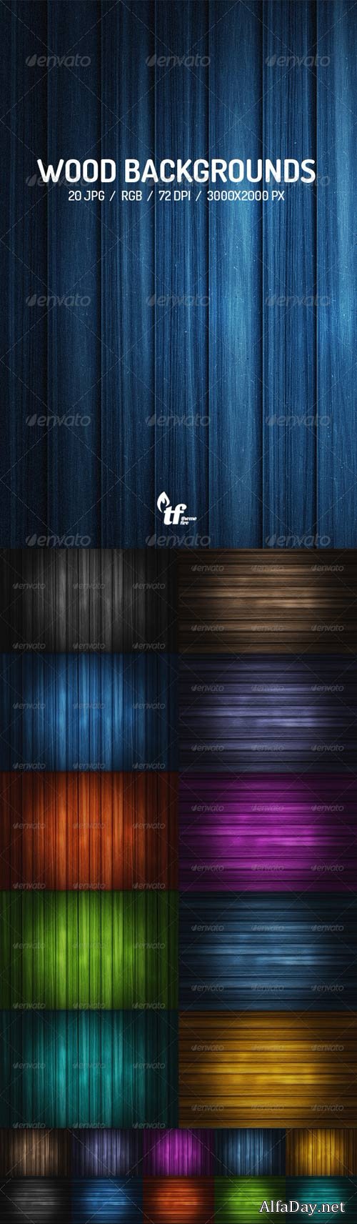20 Wood Backgrounds