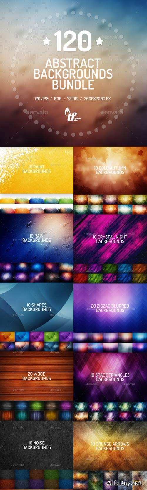 120 Abstract Backgrounds Bundle