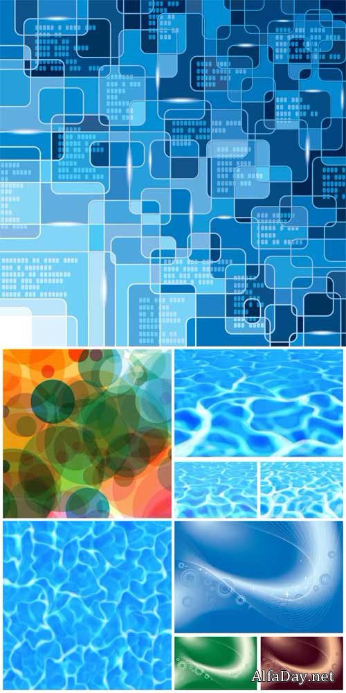 Vector backgrounds with abstraction # 20