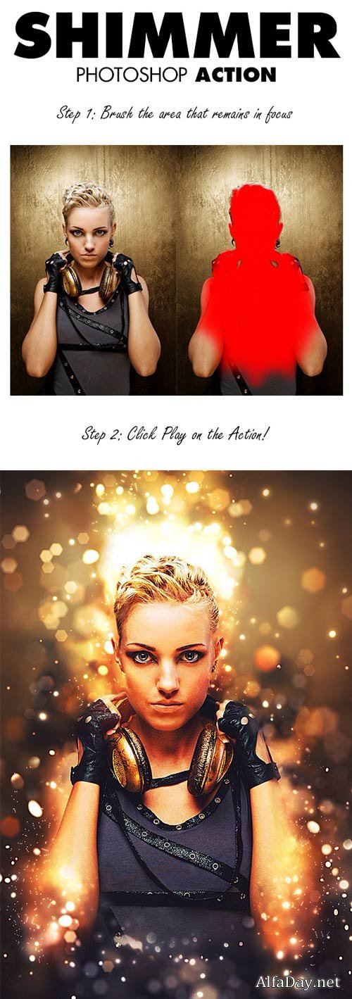 Shimmer Photoshop Action