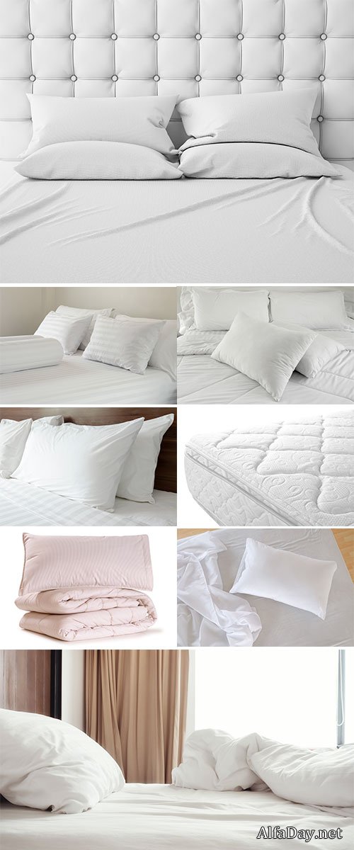 Stock Photo Mattresses and pillows